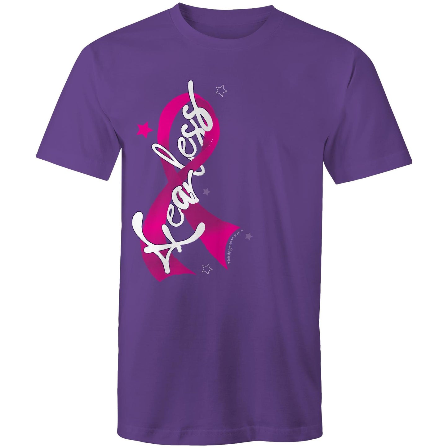Fearless Pink Ribbon - Mens T-Shirt