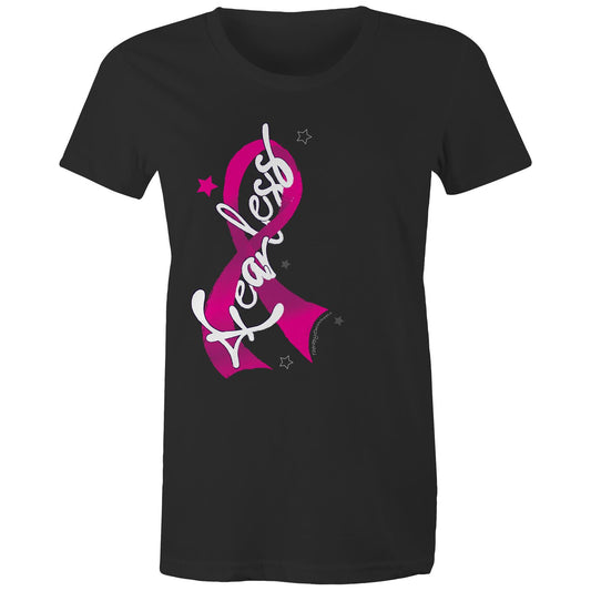 Fearless Pink Ribbon - Women's Tee