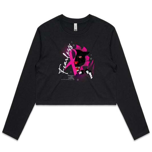 Fearless - Women's Long Sleeve Crop